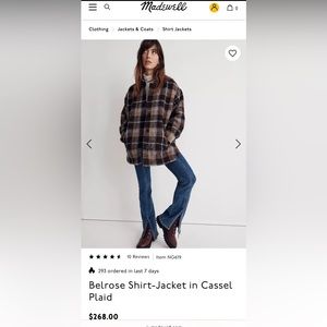 Madewell Plaid Shacket